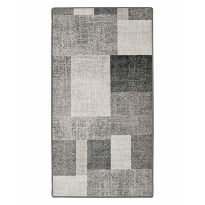 Tasman grå - tæppe med gummieret underside