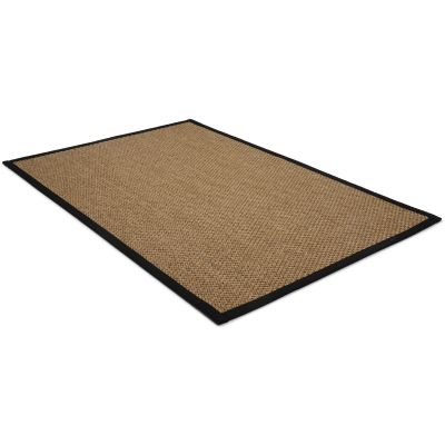 Barista brun - båndkantet tæppe