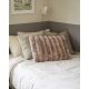 Liny pale pink - pude i imiteret pels