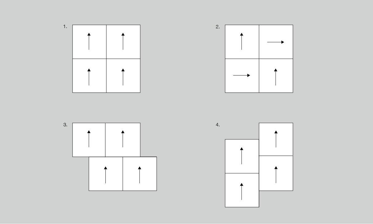 Illustrations-mønsterlægning med tæppefliser fra Kilands
